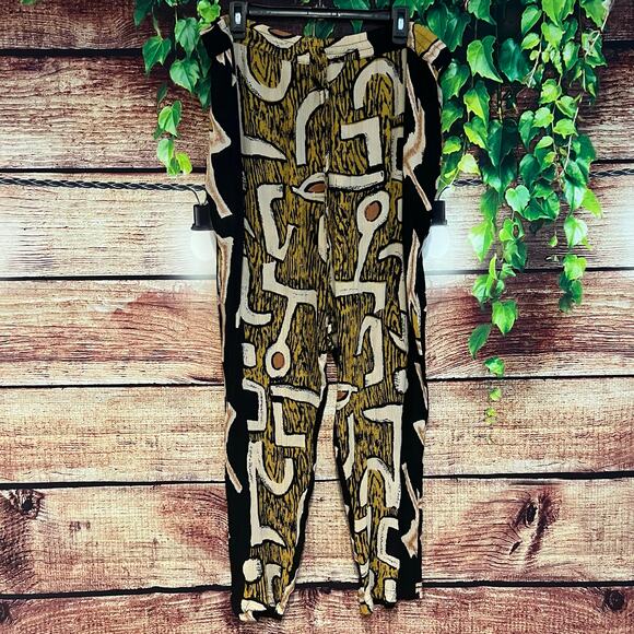 Gauze Aztec Boho Pants Straight Leg Harem Tribal Festival Concert XL XXL 2XL 3XL - Picture 1 of 6